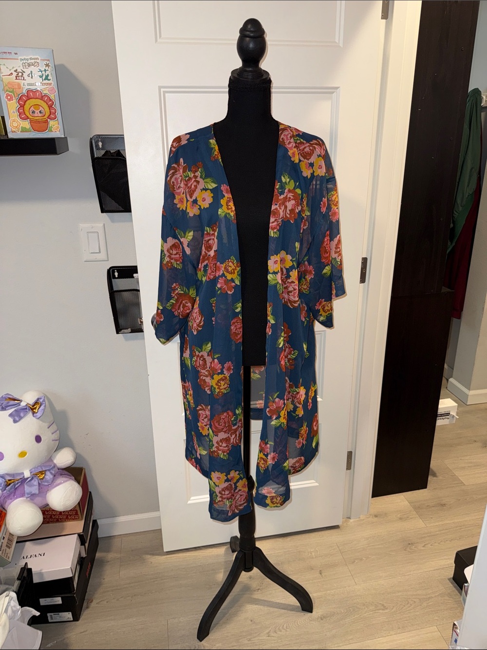 Matilda Jane Floral Open-Front Kimono M/L